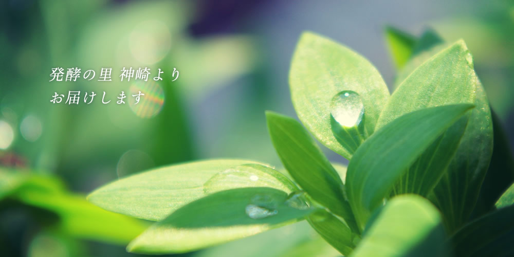 発酵の里 神崎町よりお届けします